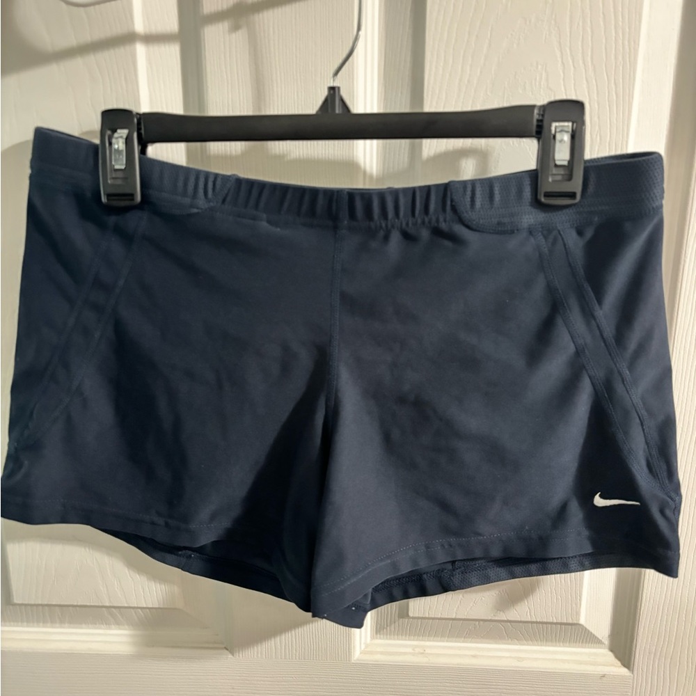 Nike Women's Dark Blue Athletic Shorts